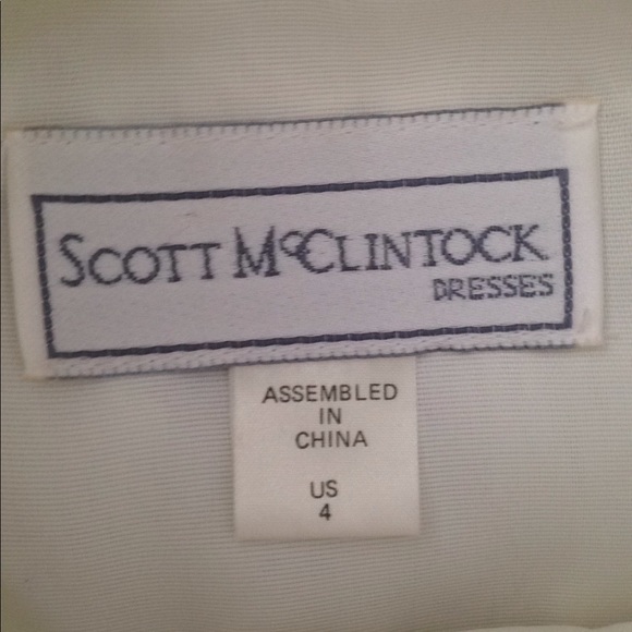 SCOTT MCCLINTOCK Vintage Wedding Dress Size 4 White - Picture 13 of 16